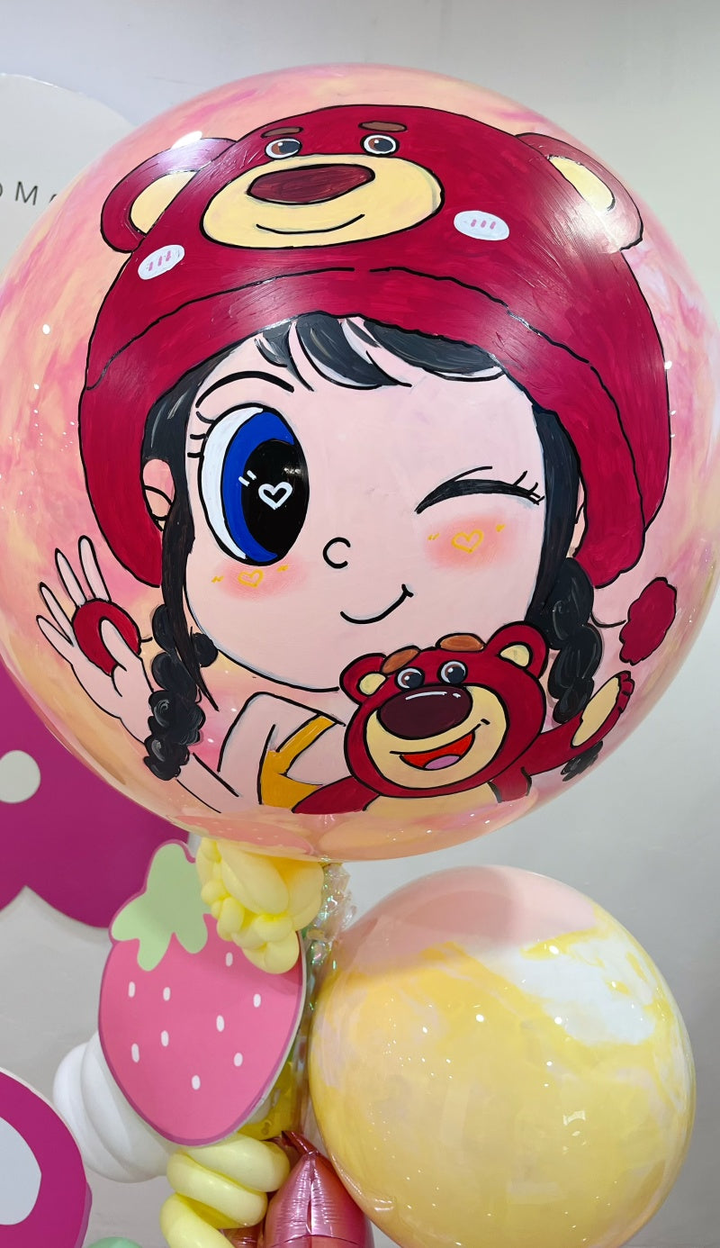 SKU-303002 Lotso bear painted Balloon set
