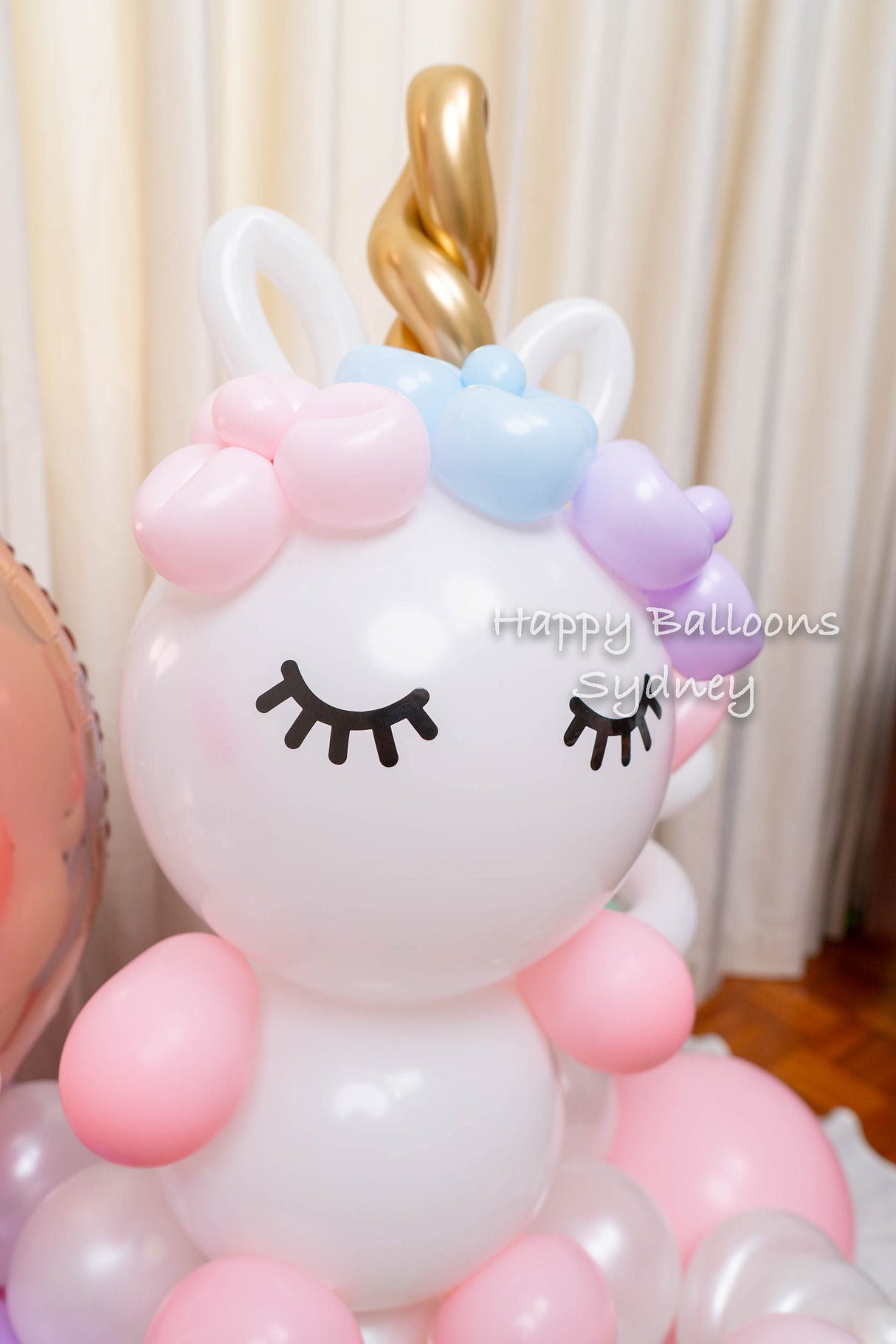 SKU-301011 Unicorn Birthday Number Balloon Set Unicorn