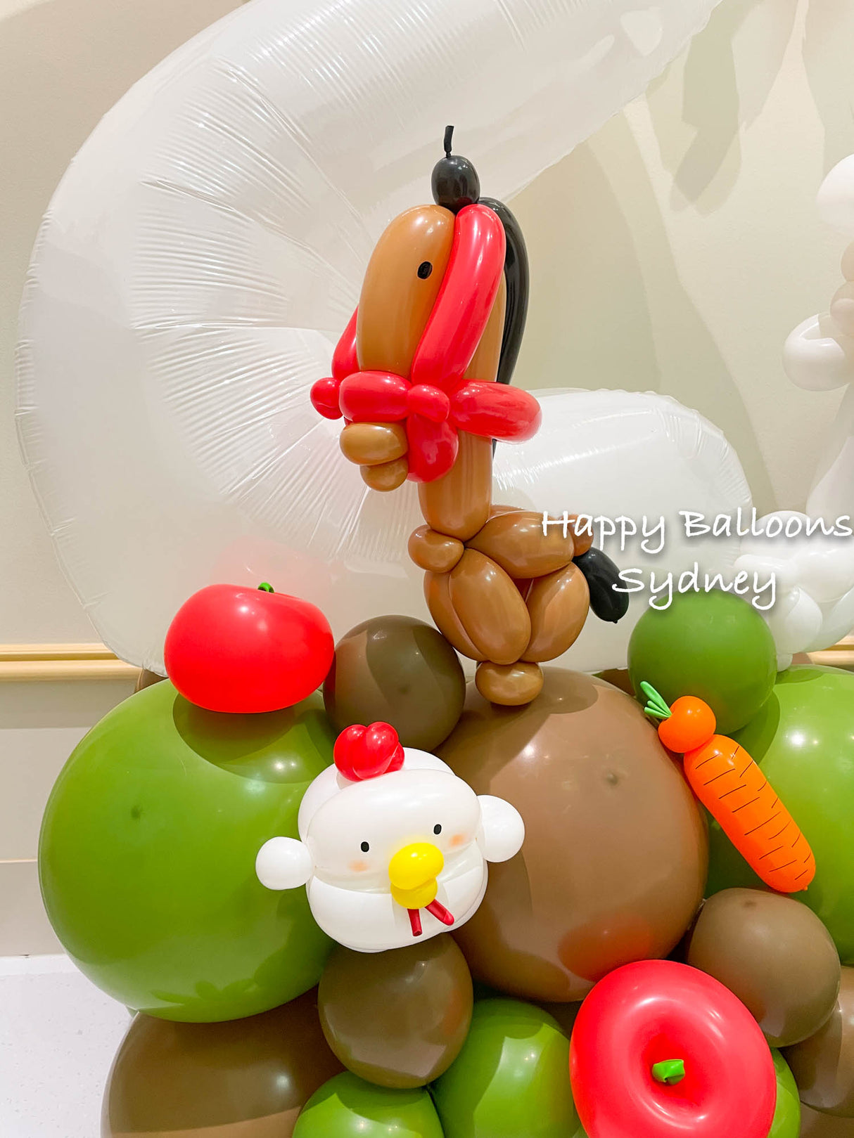 SKU-301013 Birthday Number Balloon Set Animal