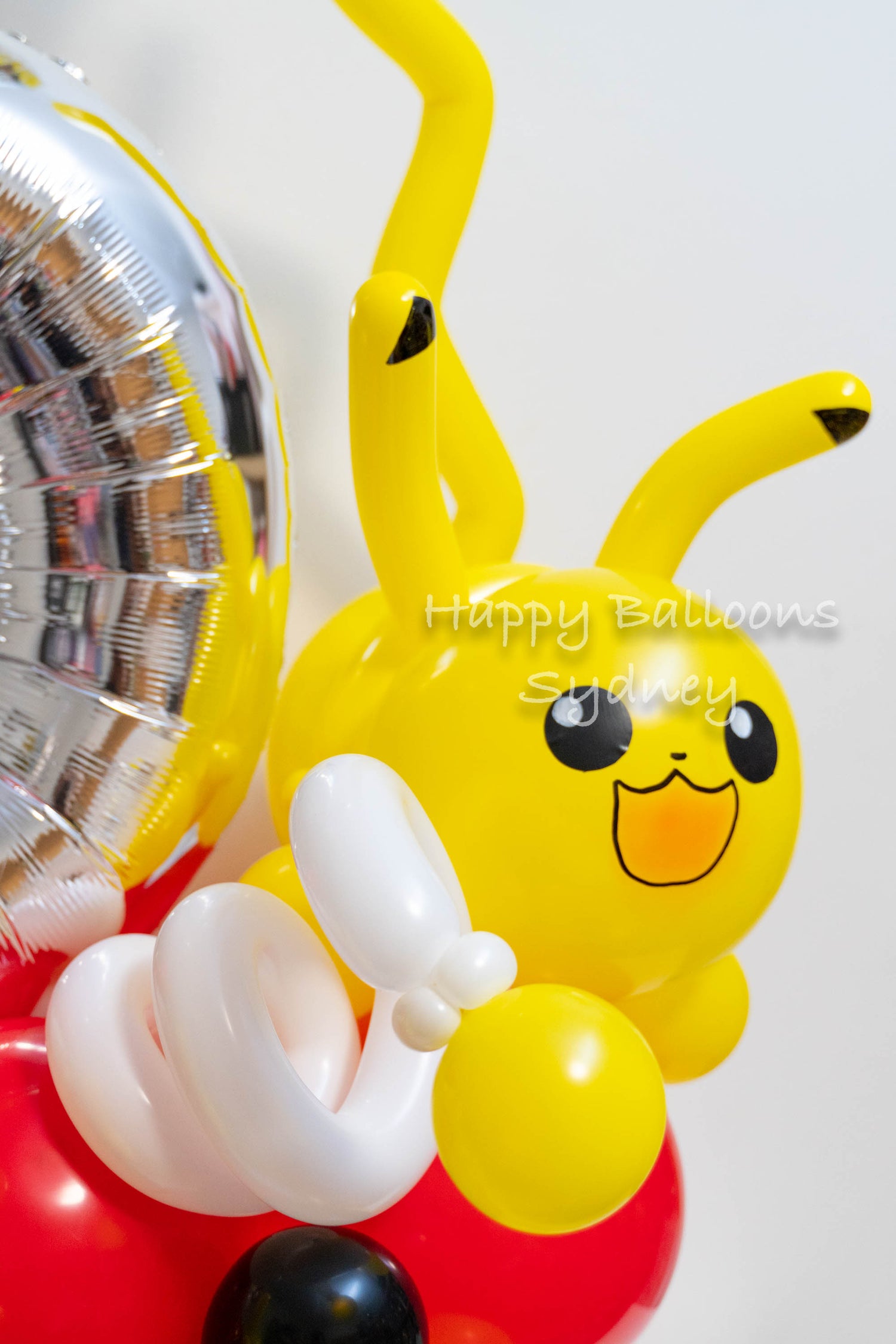 SKU-301014 Birthday Number Balloon Set Pikachu Pokemon