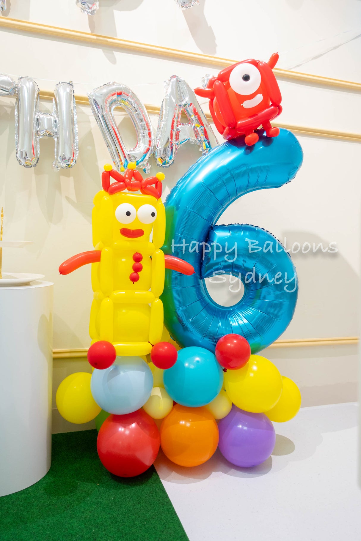 SKU-301015 Birthday Number Balloon Set Number Block
