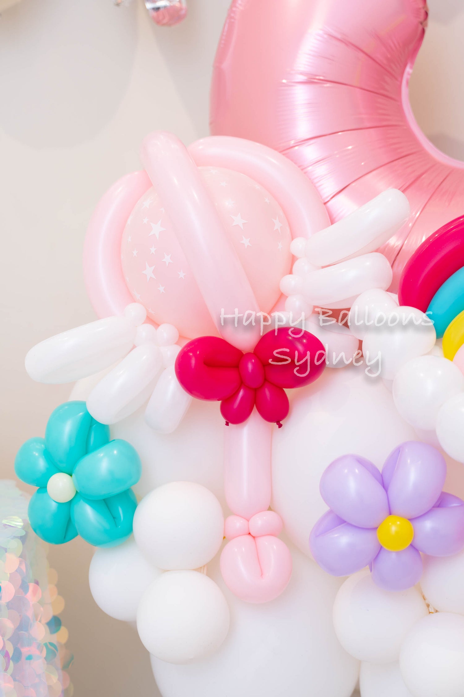 SKU-301021 Birthday Unicorn Number Balloon Set