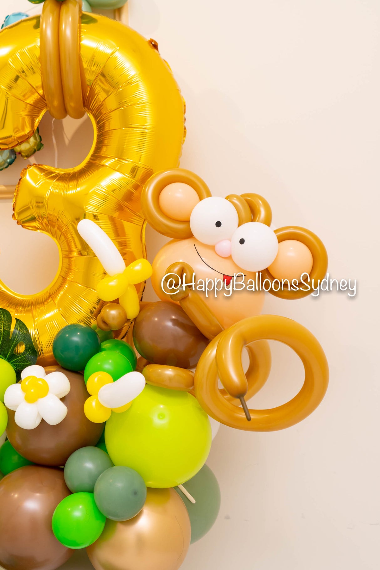 SKU-301018 Monkey Number Balloon Set Monkey