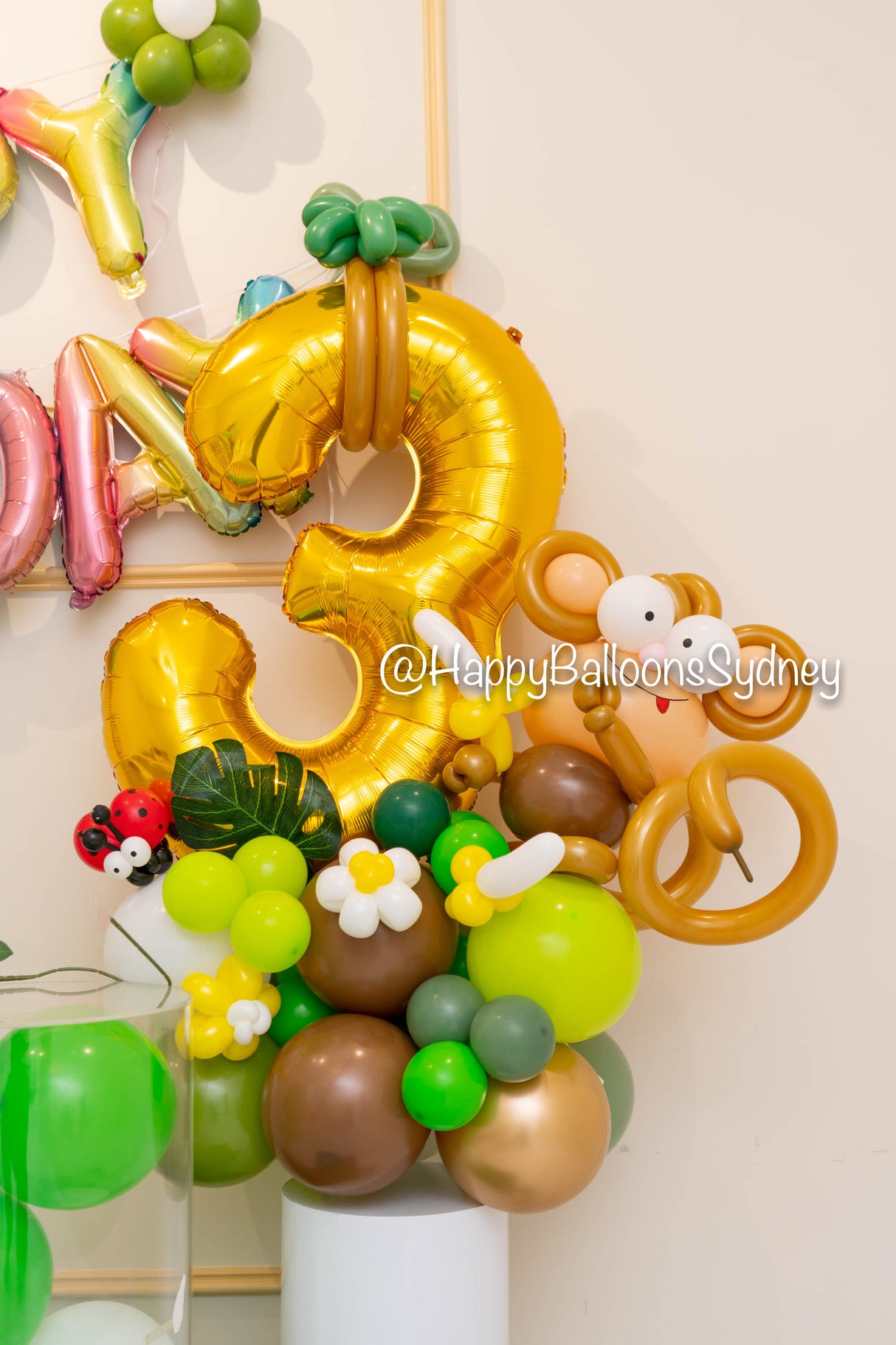 SKU-301018 Monkey Number Balloon Set Monkey