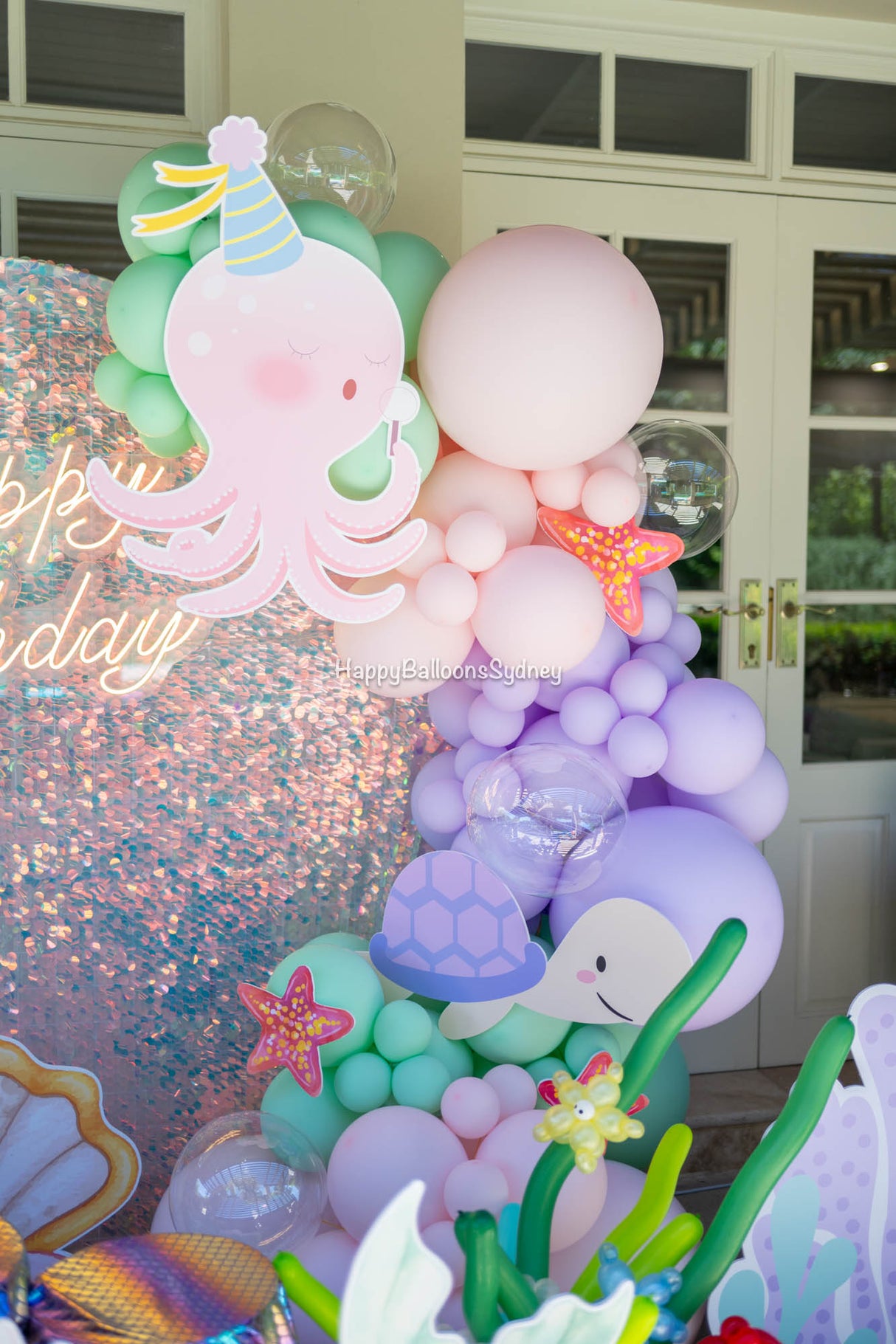 SKU-401011 Mermaid Birthday Party decoration Garland