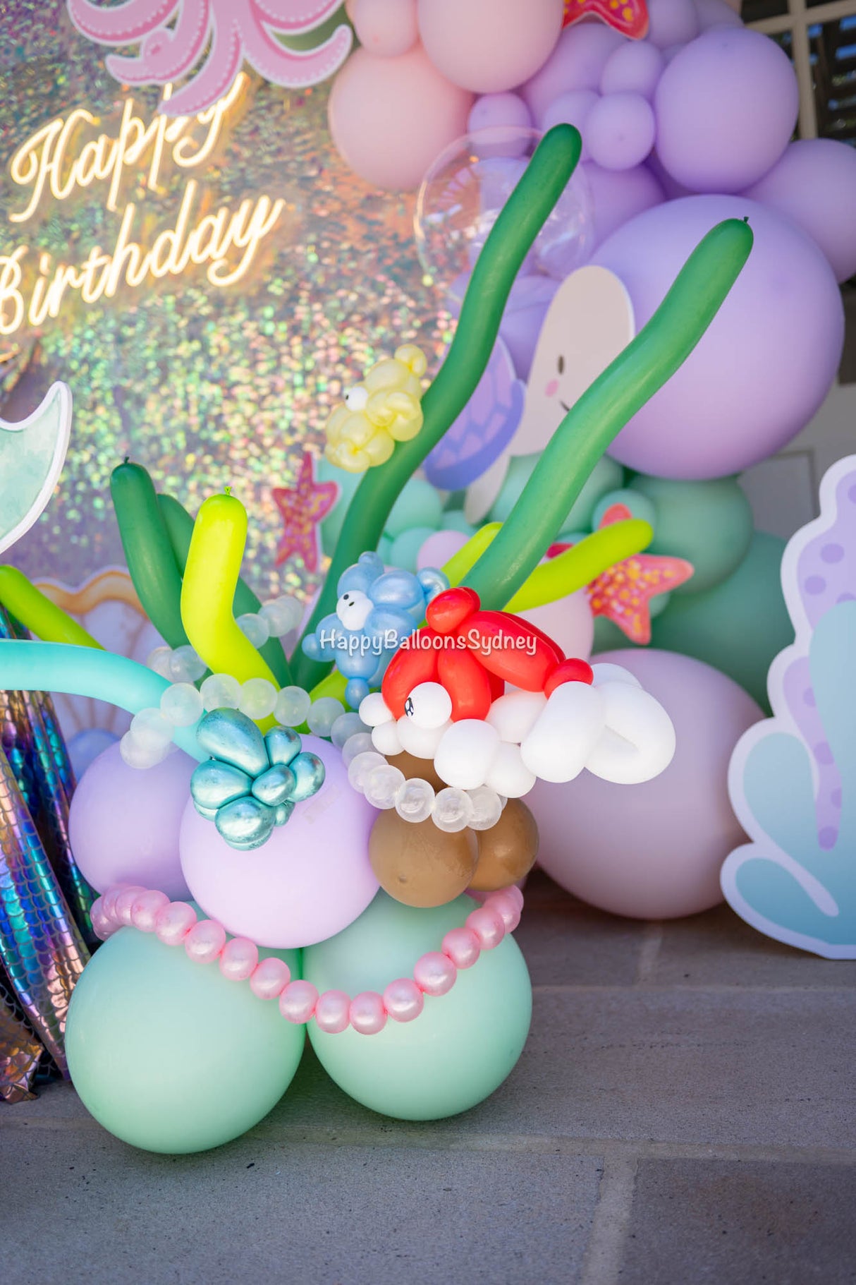 SKU-401011 Mermaid Birthday Party decoration Garland