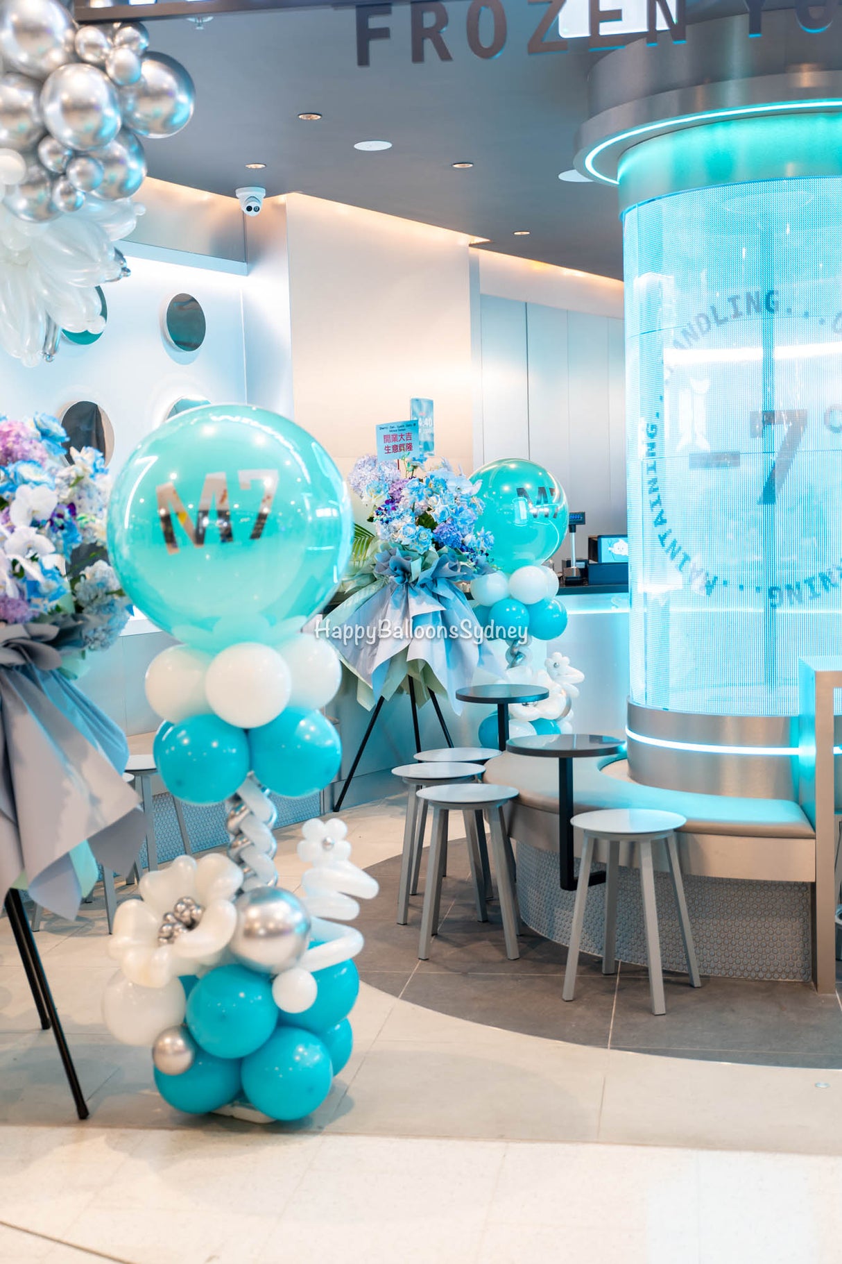 SKU-403004 Balloon Garland and columns package for Business Event