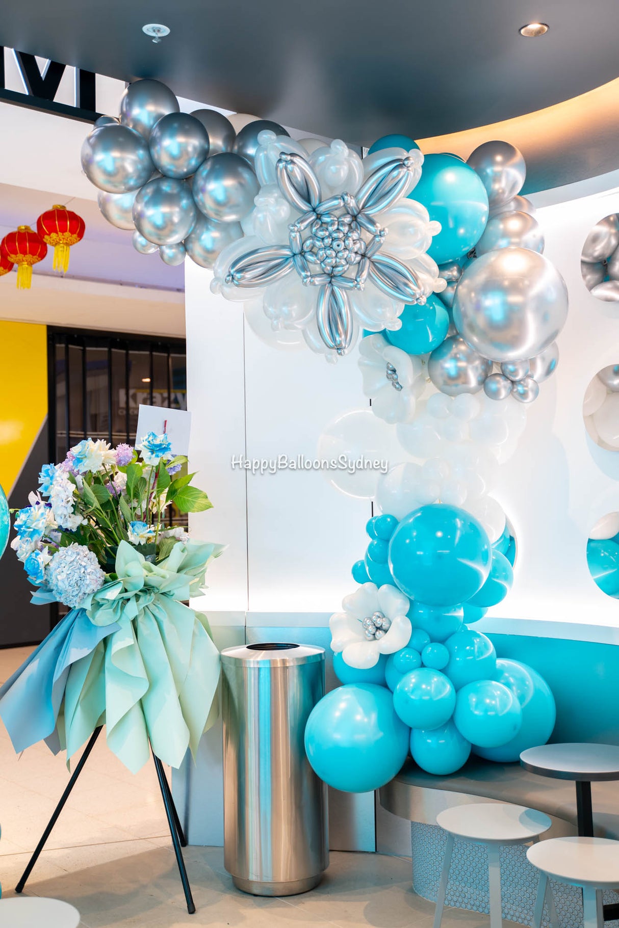 SKU-403004 Balloon Garland and columns package for Business Event