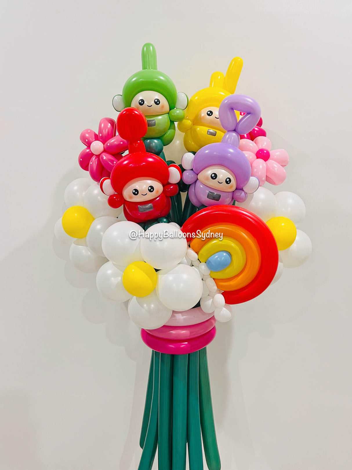 SKU-102046 Twisted Balloon Flowers Bouquet