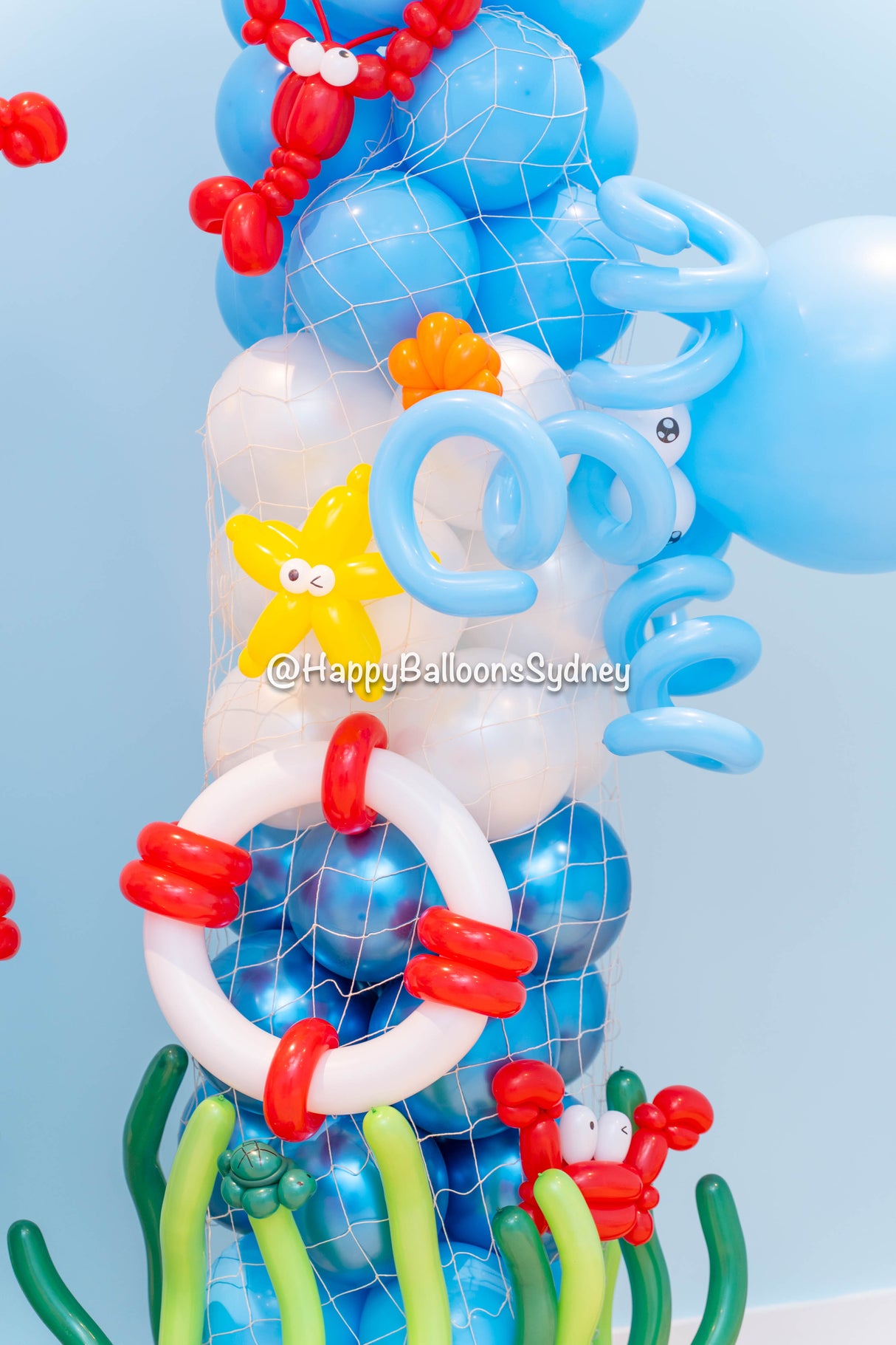 SKU-403001 Ocean theme Balloon column for Business Grand opening
