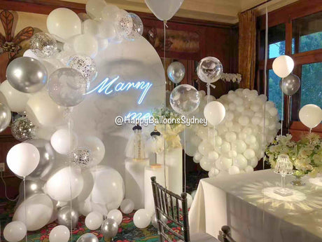 SKU-402001 Engagement decoration Garland and Balloons Heart