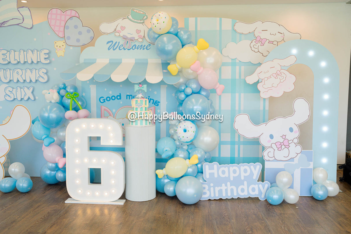 SKU-401012 Cinnamonroll Birthday Party decorations setup