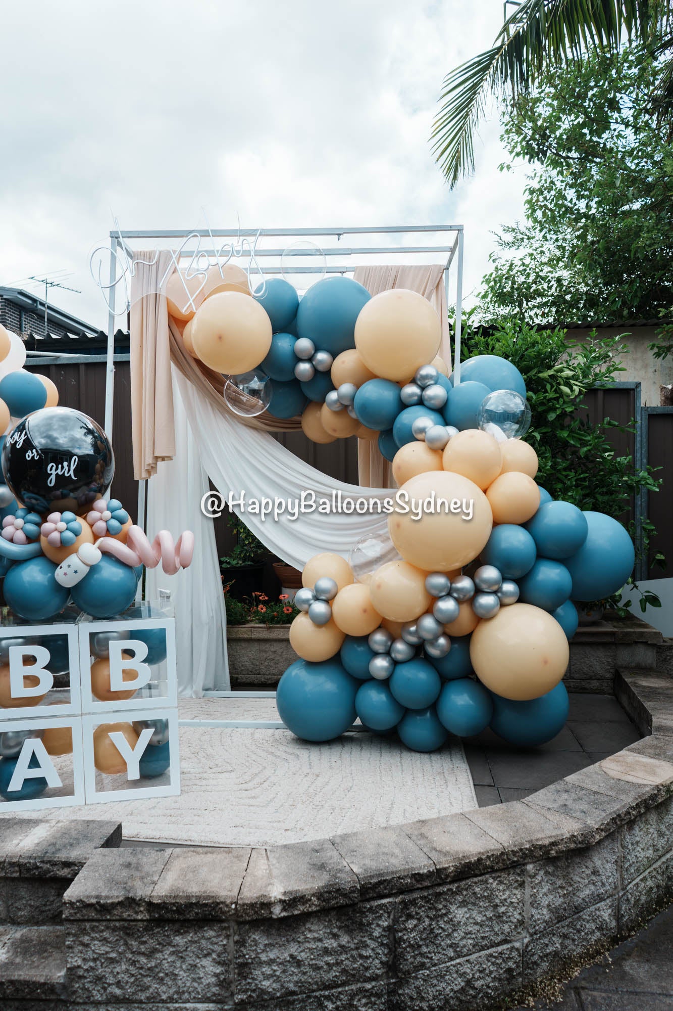 SKU-401009 Gender Reveal Party decoration Garland