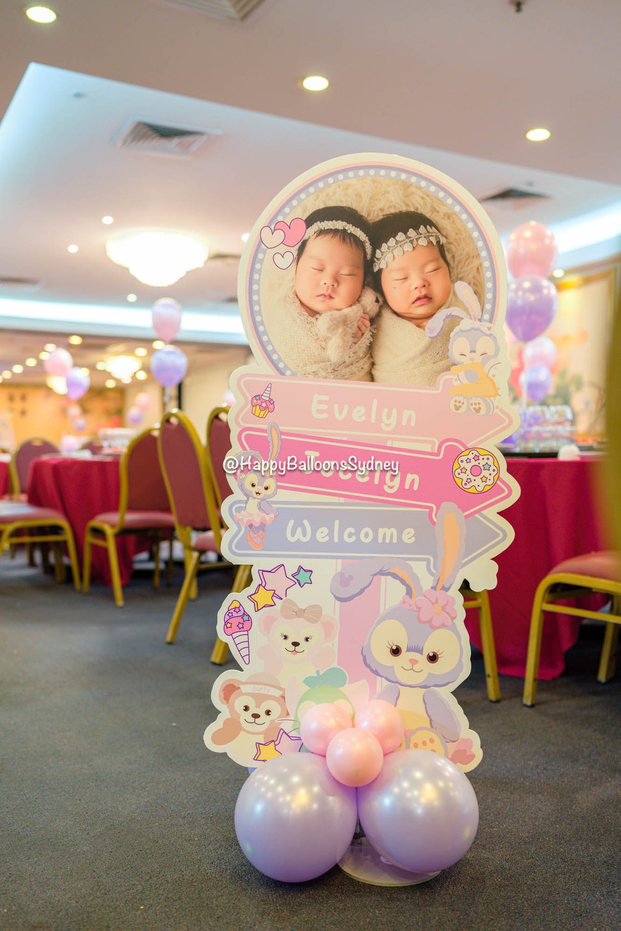 SKU-401008 LinaBell and StellaLau Birthday Party decoration Garland