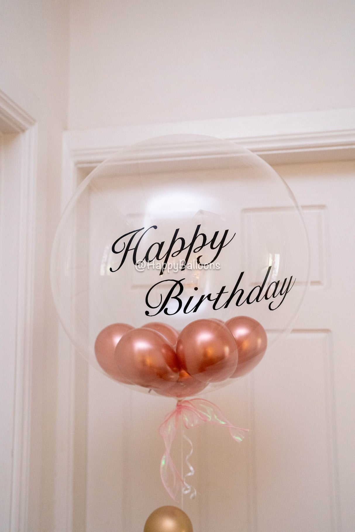 SKU-101012 Helium 60cm Bubble Balloon stuffed with 7 mini balloons