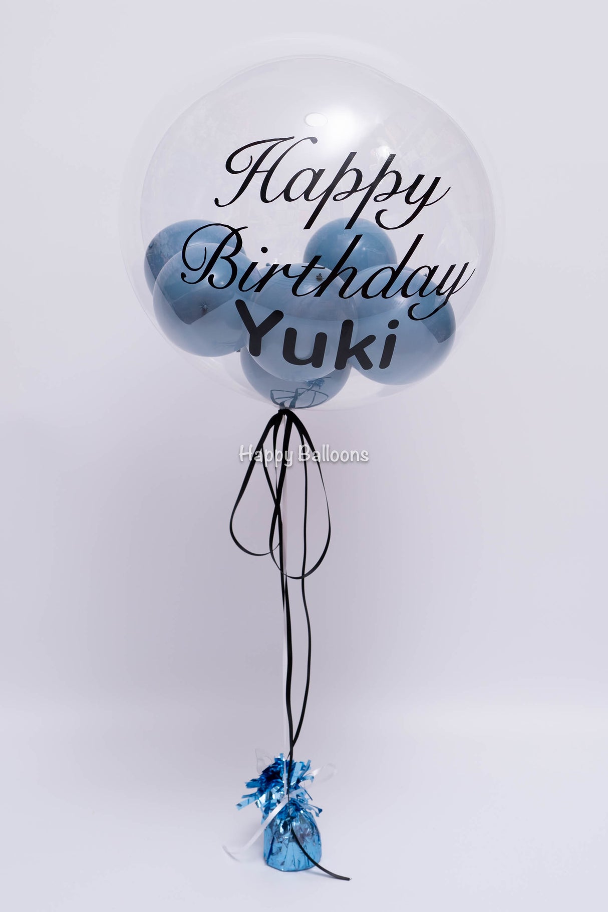 SKU-101012 Helium 60cm Bubble Balloon stuffed with 7 mini balloons