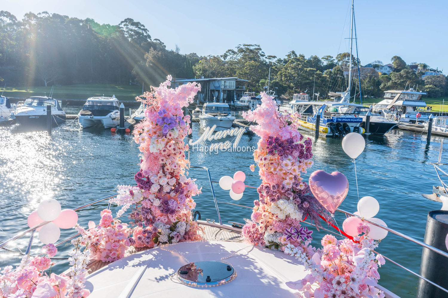 SKU-402012 Wedding/Proposal Arches Flowers Decorations for Yacht