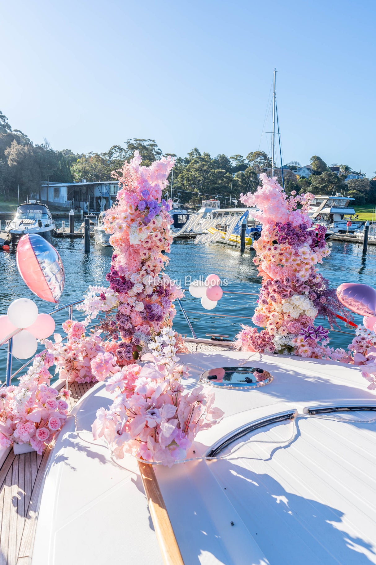 SKU-402012 Wedding/Proposal Arches Flowers Decorations for Yacht