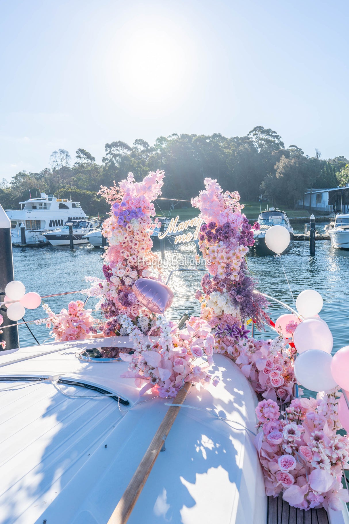 SKU-402012 Wedding/Proposal Arches Flowers Decorations for Yacht