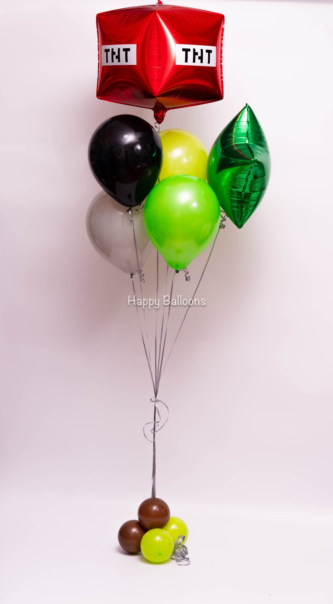 SKU-301042 Minecraft Number Balloon Set + Helium balloons Combo