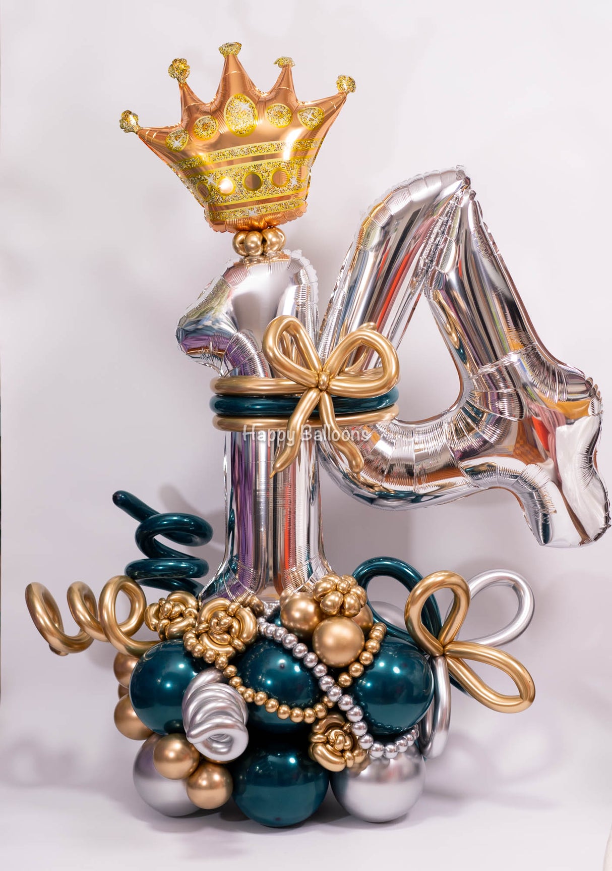 SKU-301044 Birthday Numbers Balloon Set+Helium Balloons