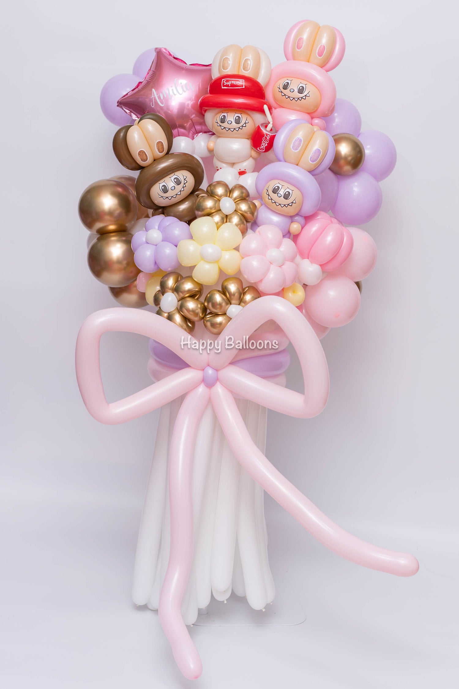 SKU-102052 Labubu Balloon Flowers