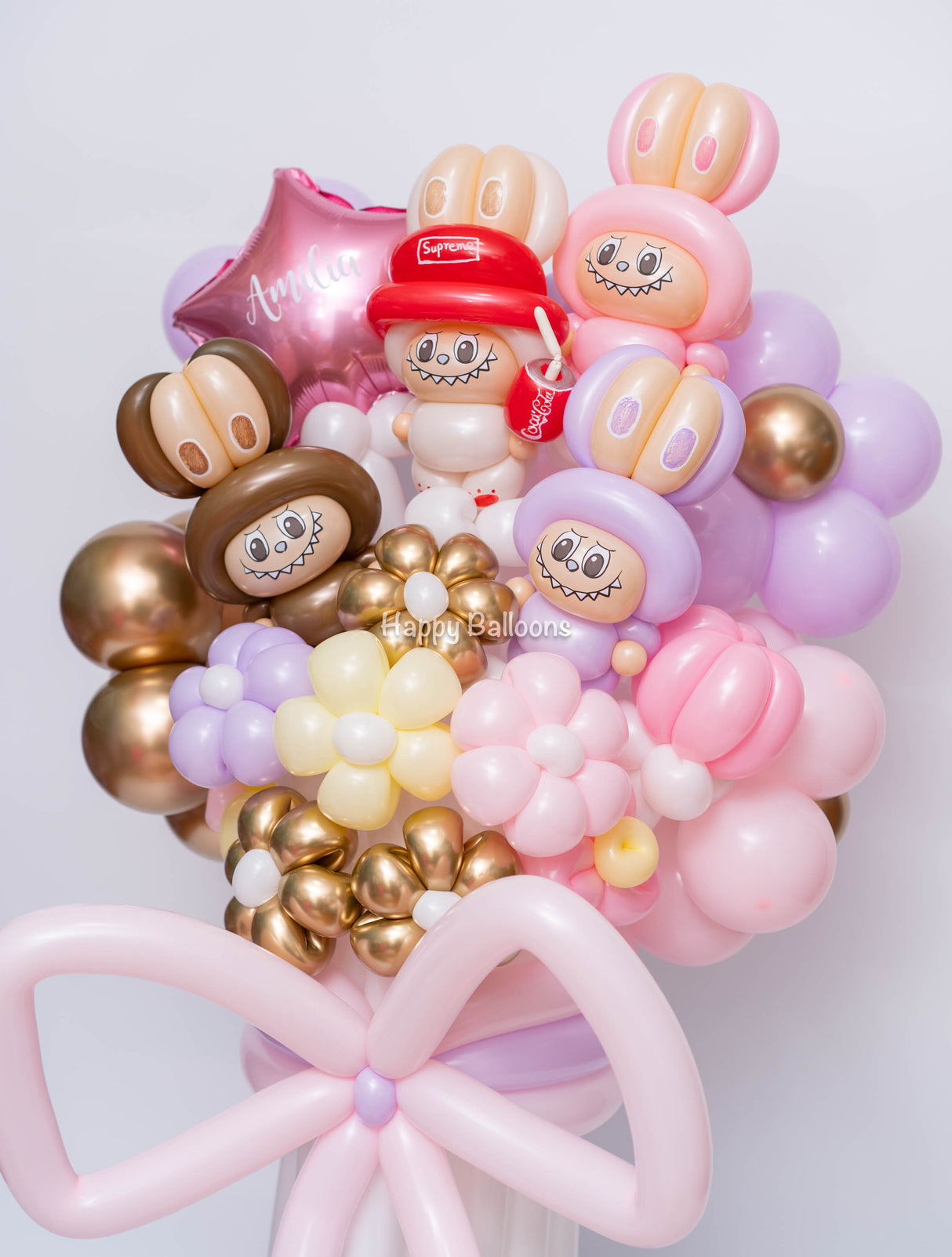 SKU-102052 Labubu Balloon Flowers