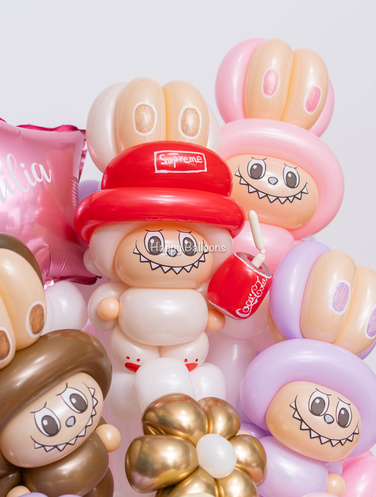SKU-102052 Labubu Balloon Flowers