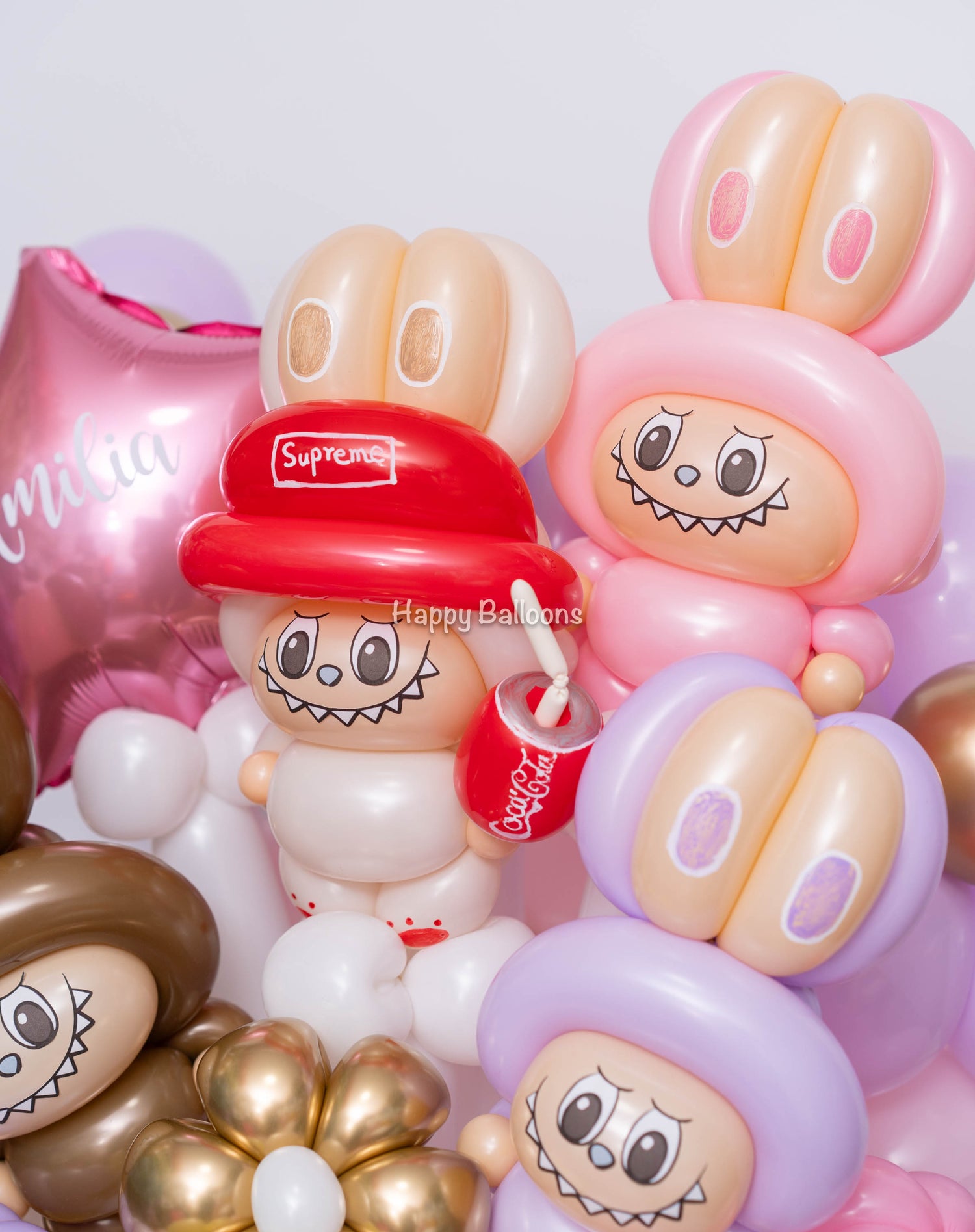 SKU-102052 Labubu Balloon Flowers