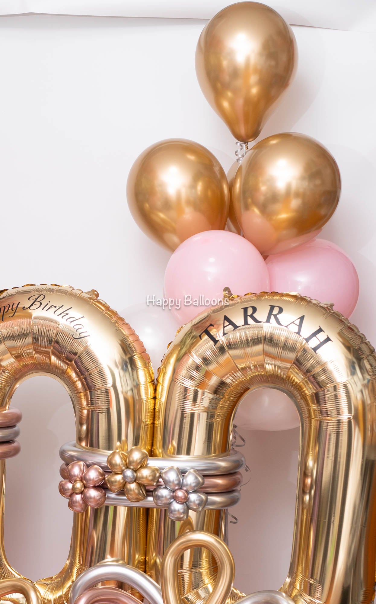 SKU-301051 100 Numbers Balloon Set + Helium balloons combo