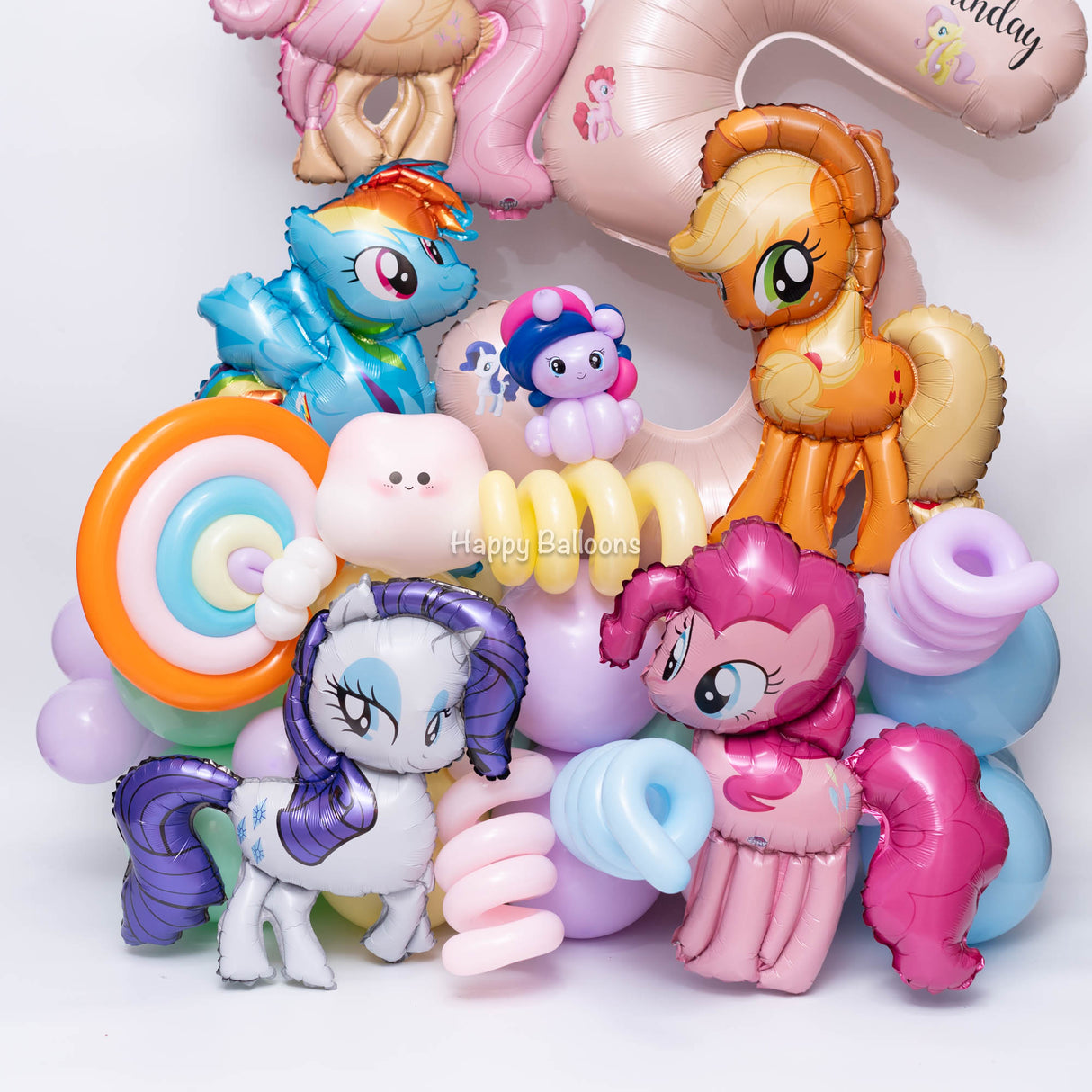 SKU-301049 My little pony Numbers Balloon Set
