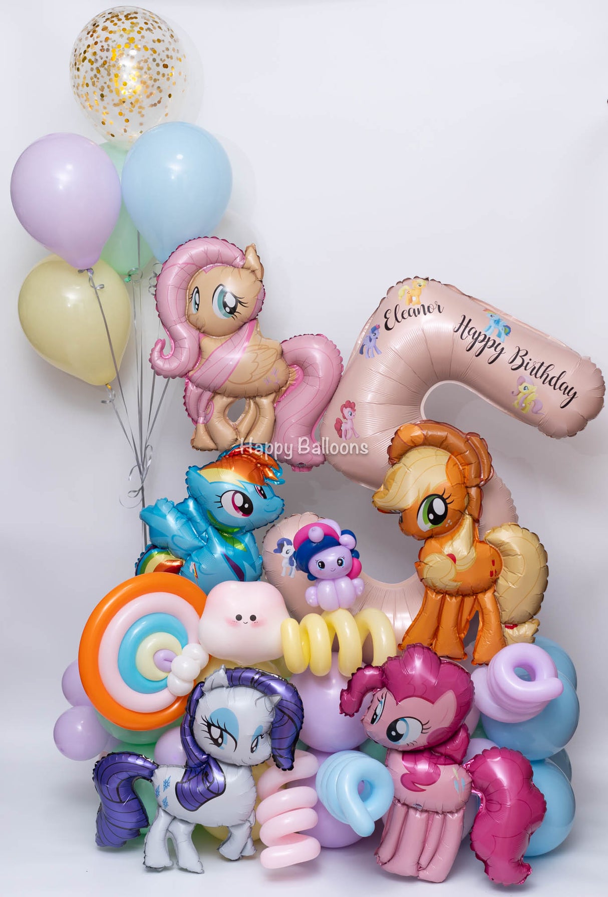 SKU-301049 My little pony Numbers Balloon Set