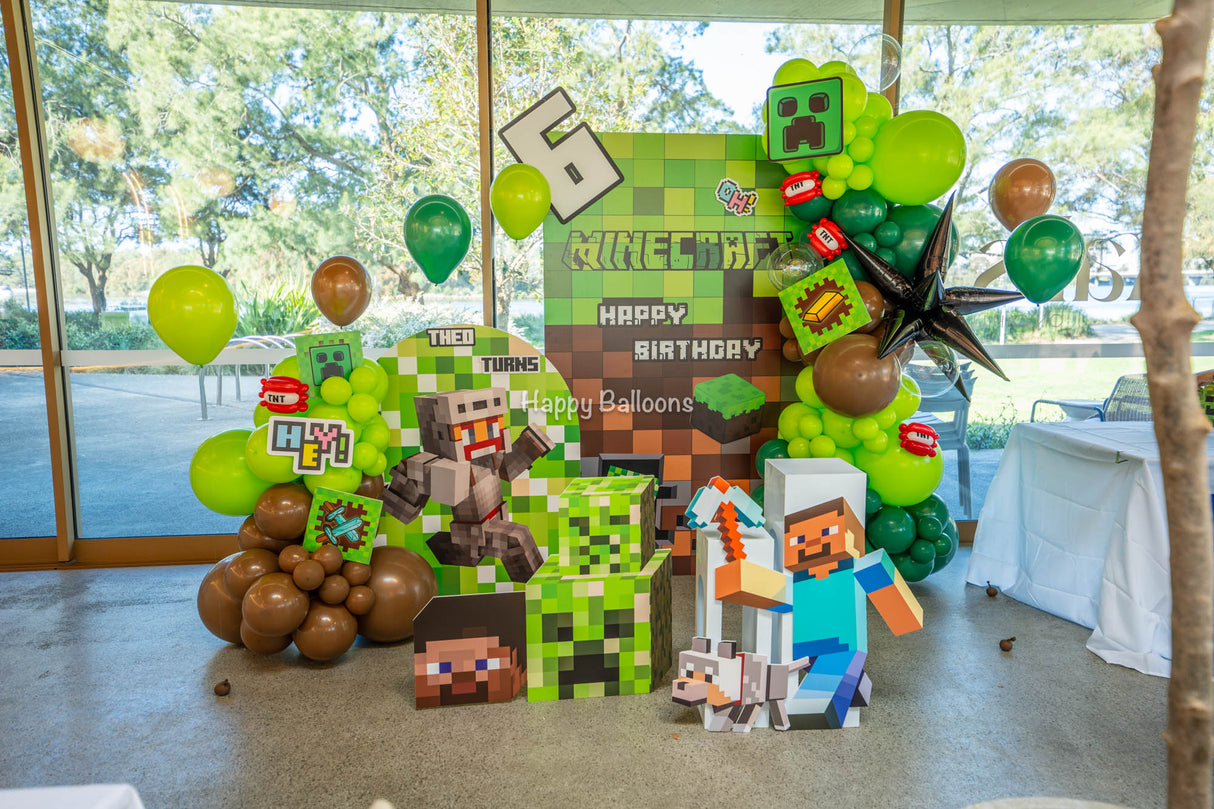 SKU-401007 Minecraft Birthday Party decoration Garland