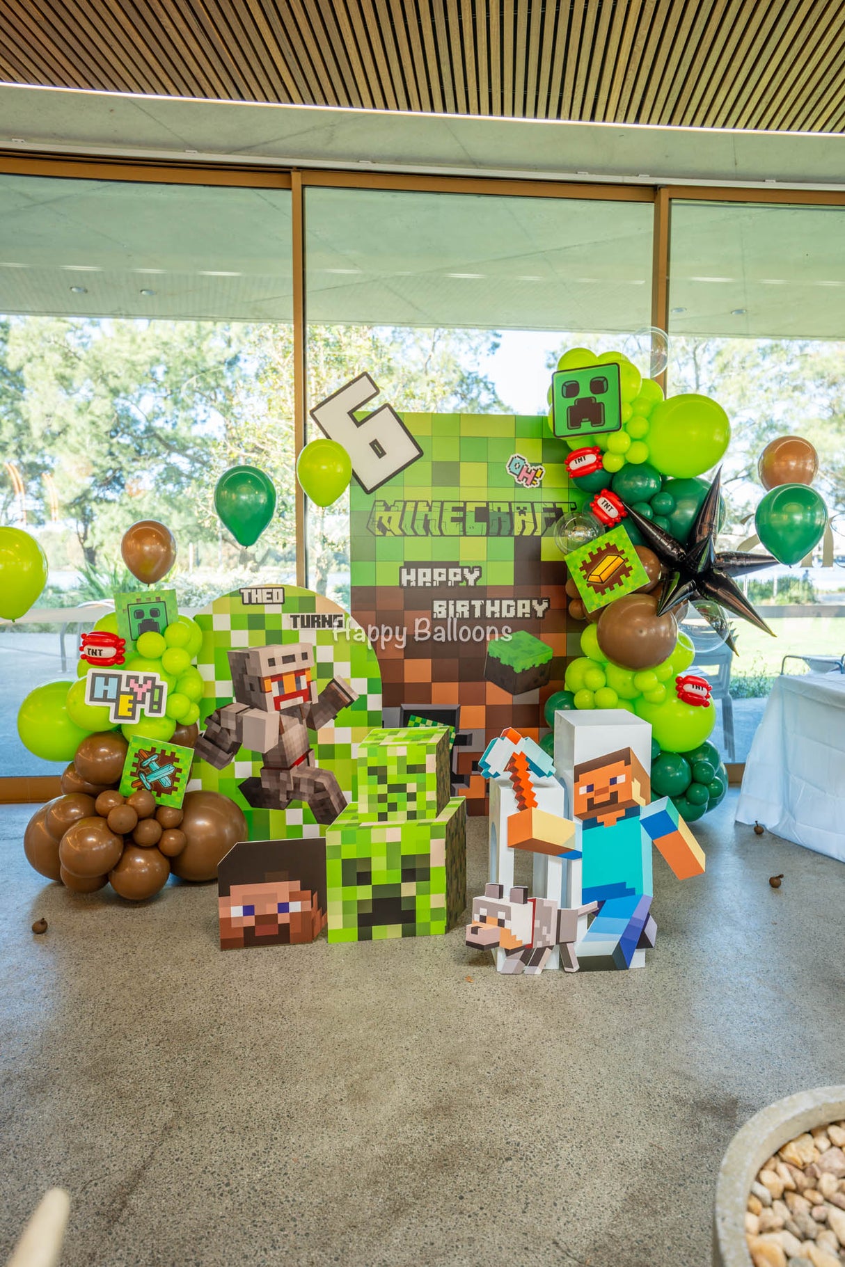 SKU-401007 Minecraft Birthday Party decoration Garland