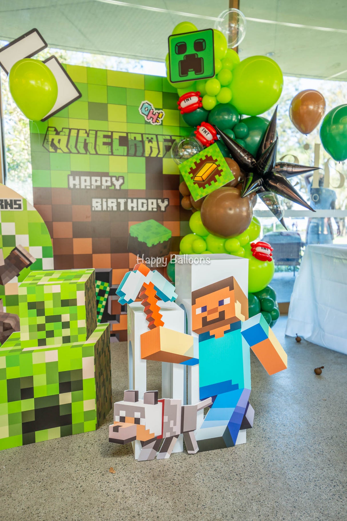 SKU-401007 Minecraft Birthday Party decoration Garland