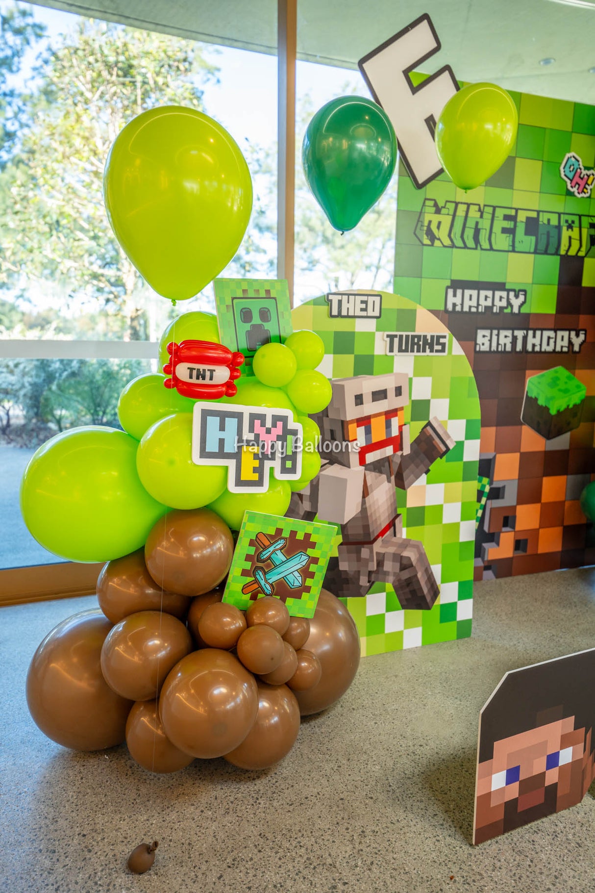 SKU-401007 Minecraft Birthday Party decoration Garland