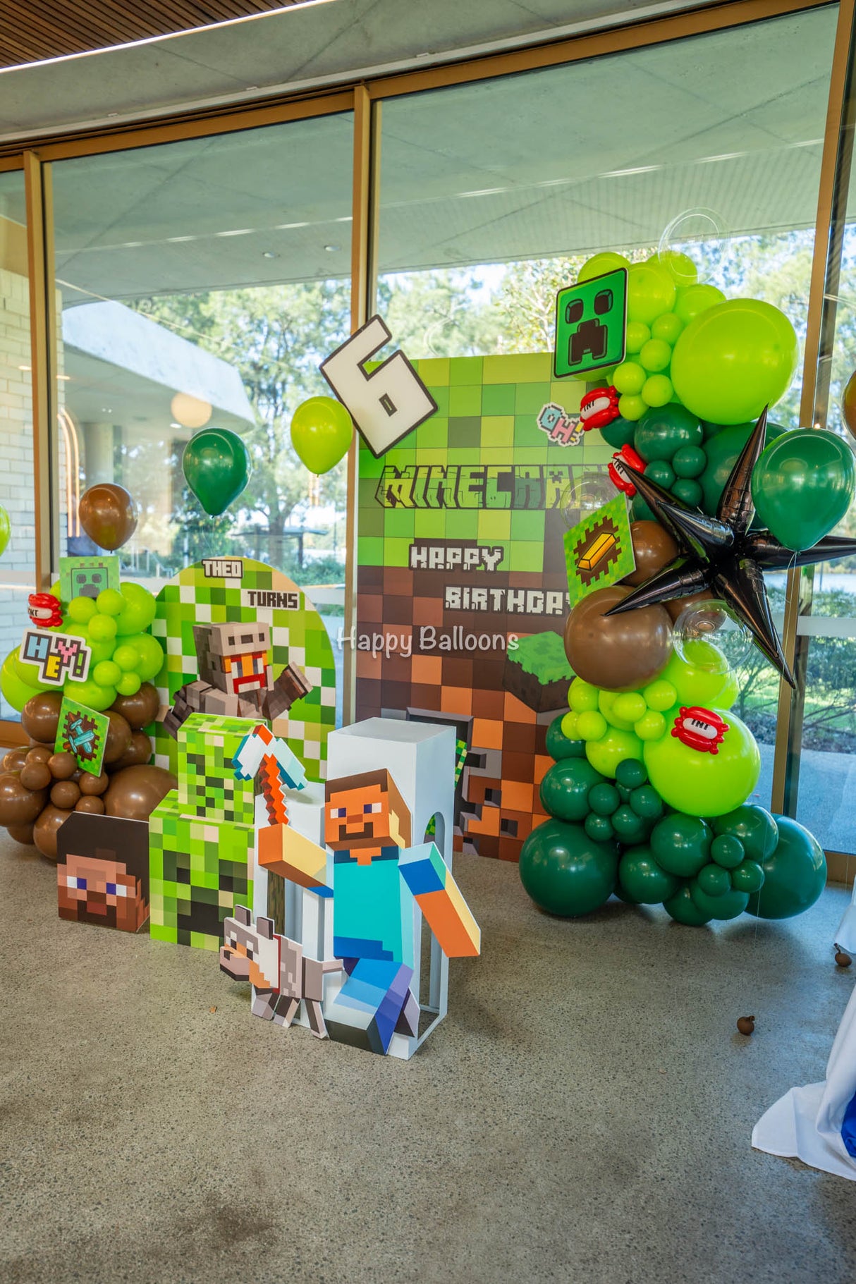 SKU-401007 Minecraft Birthday Party decoration Garland