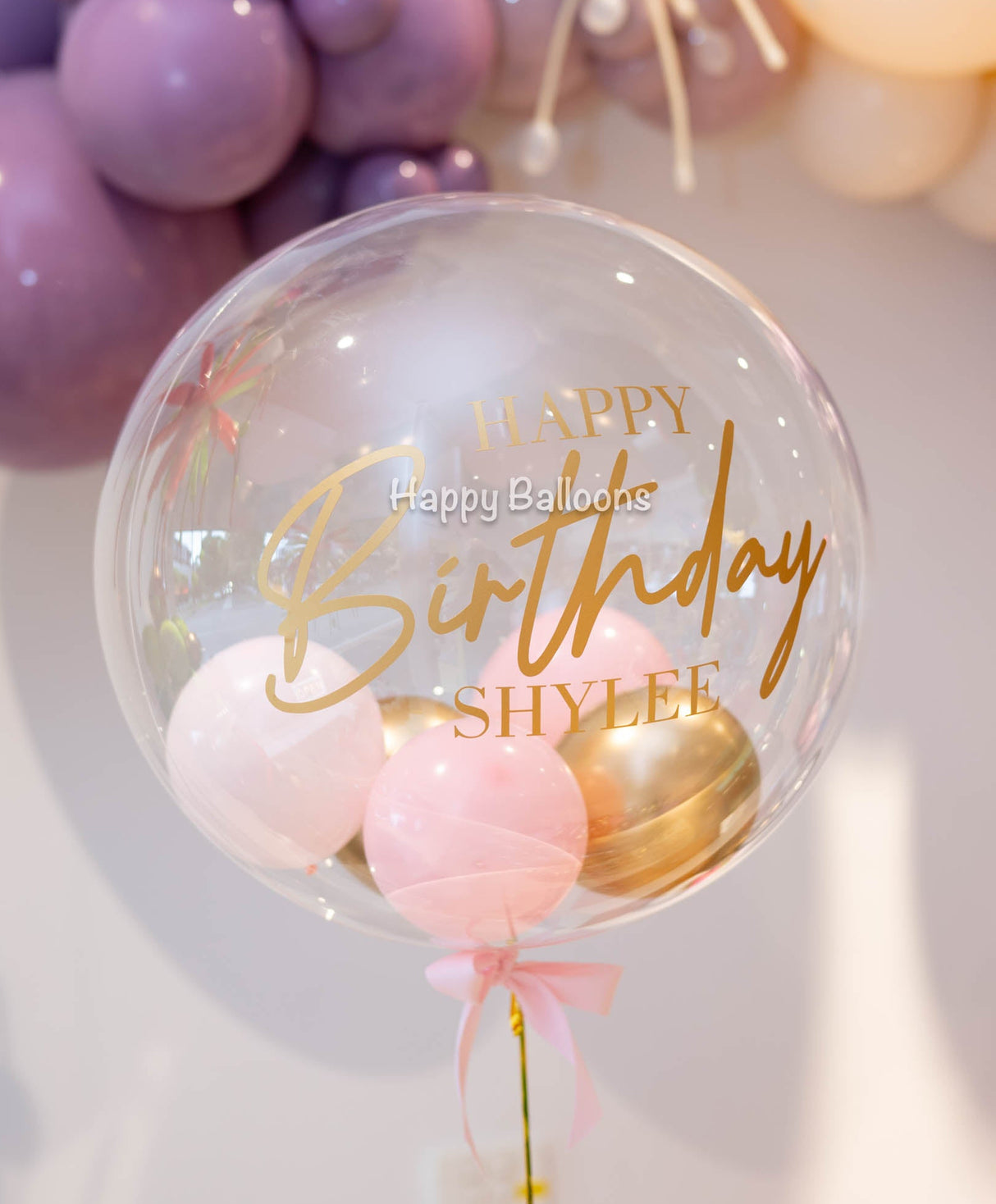 SKU-101013 18-Inch Bubble Balloon with 5 Mini Balloons