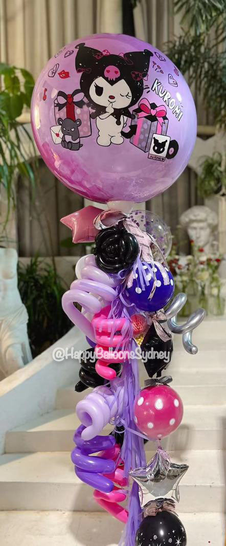 SKU-303005 Sanrio Kuromi painted Balloon set