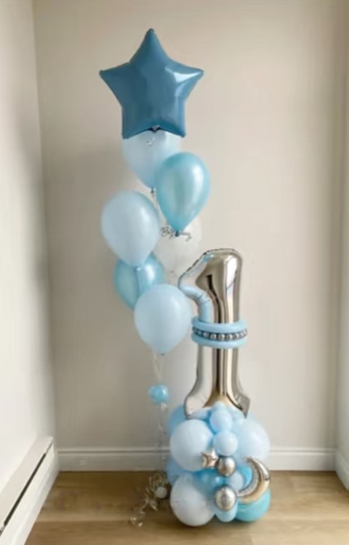 SKU-301037 Helium + Birthday Number Balloon Set