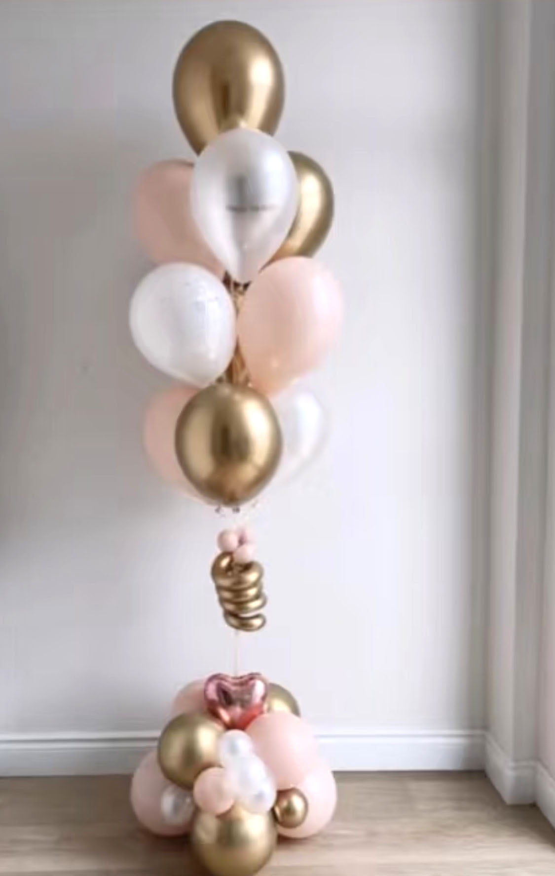 SKU-101027 Bunch of 10 Helium Balloons Bouquet Set