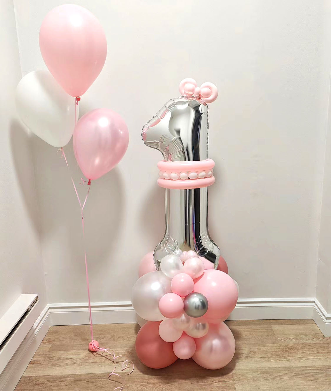 SKU-301032 Birthday Number Balloon Set + Helium Balloons