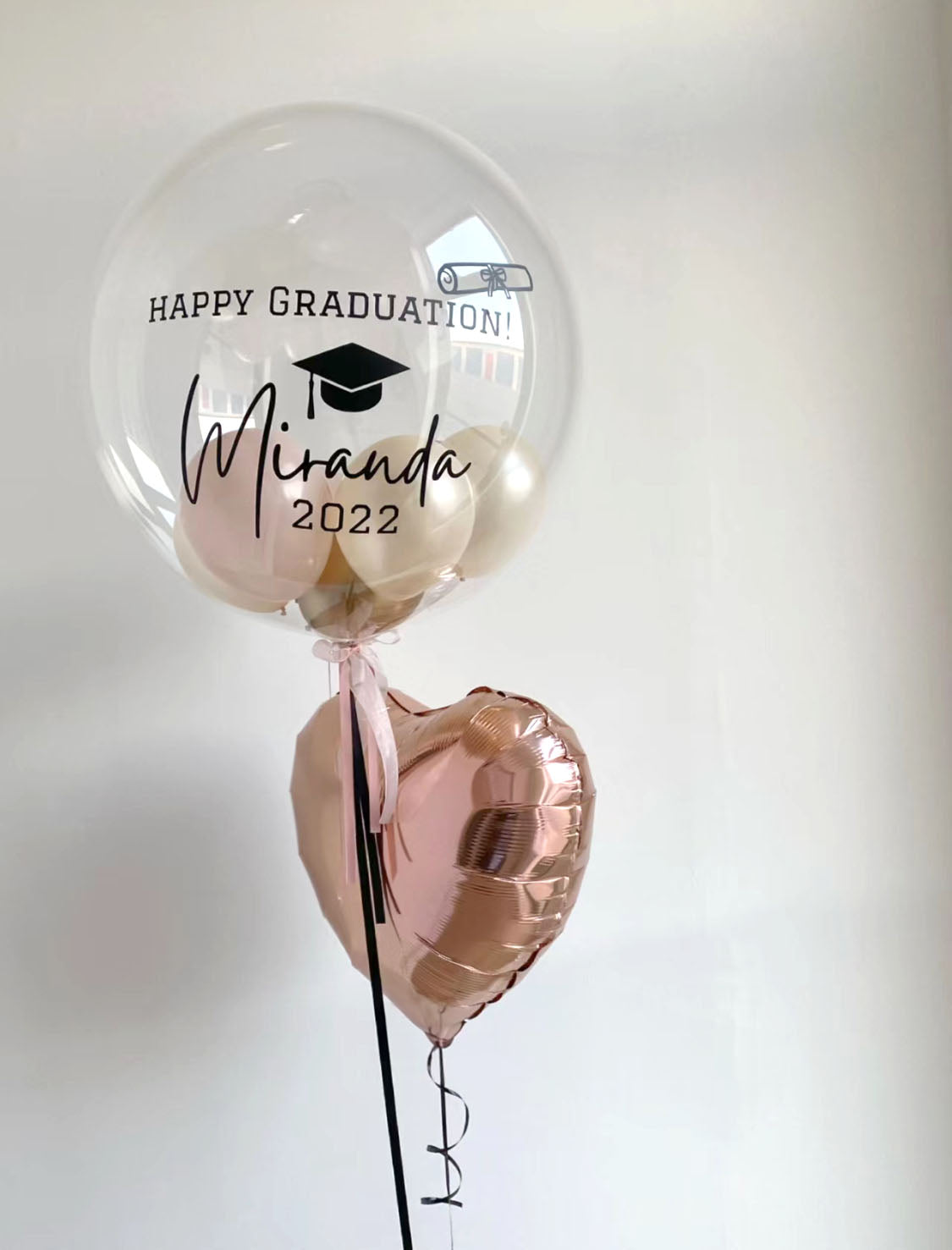 SKU-101024 Graduation Helium Balloon Bouquet