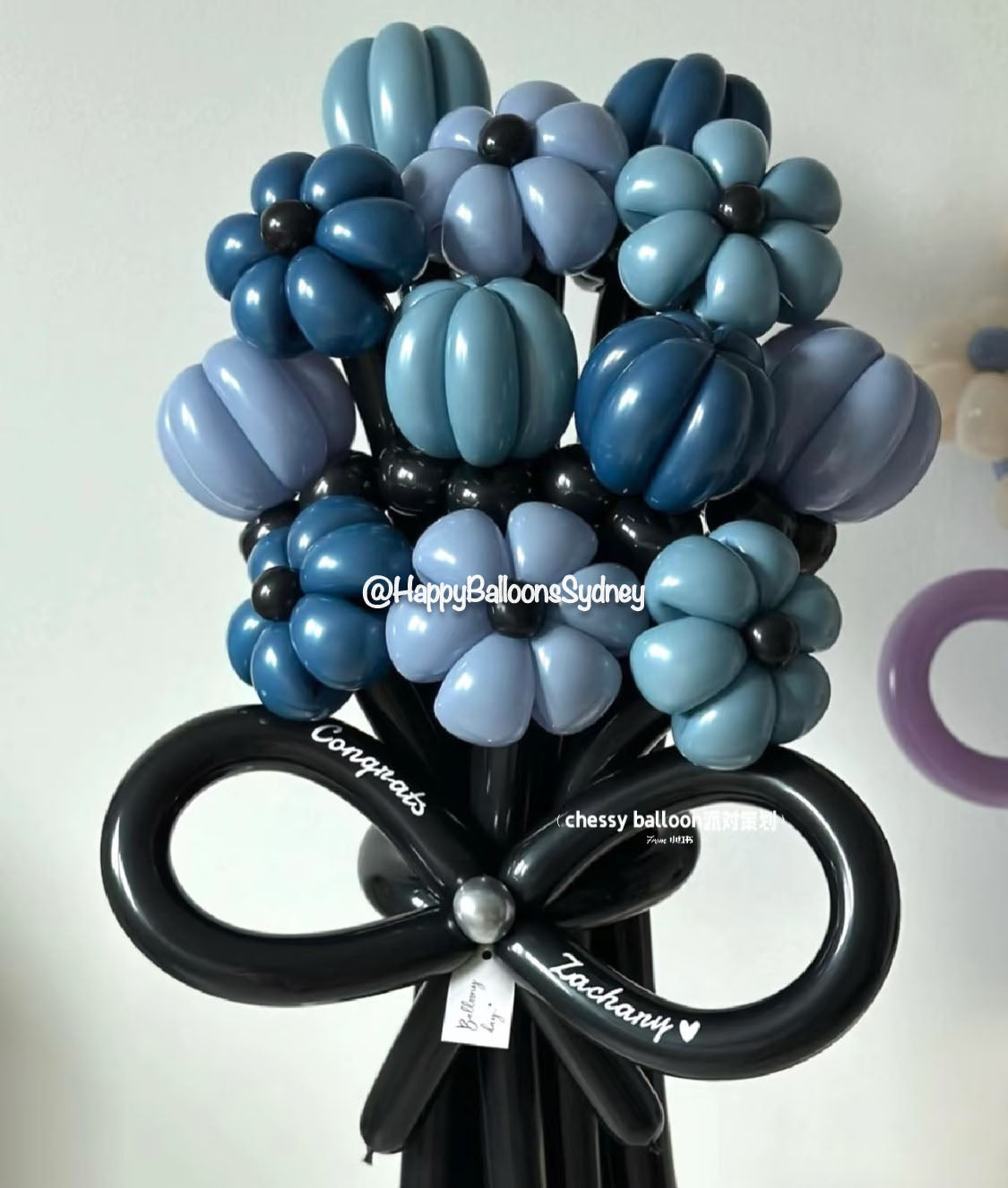 SKU-102008 Twisted Balloon Flowers Bouquet