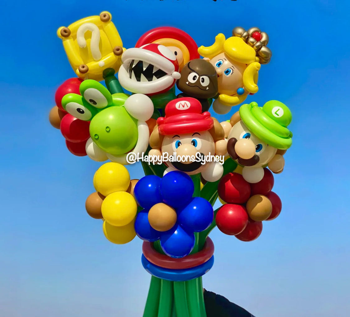 SKU-102015 Twisted Balloon Flowers Bouquet