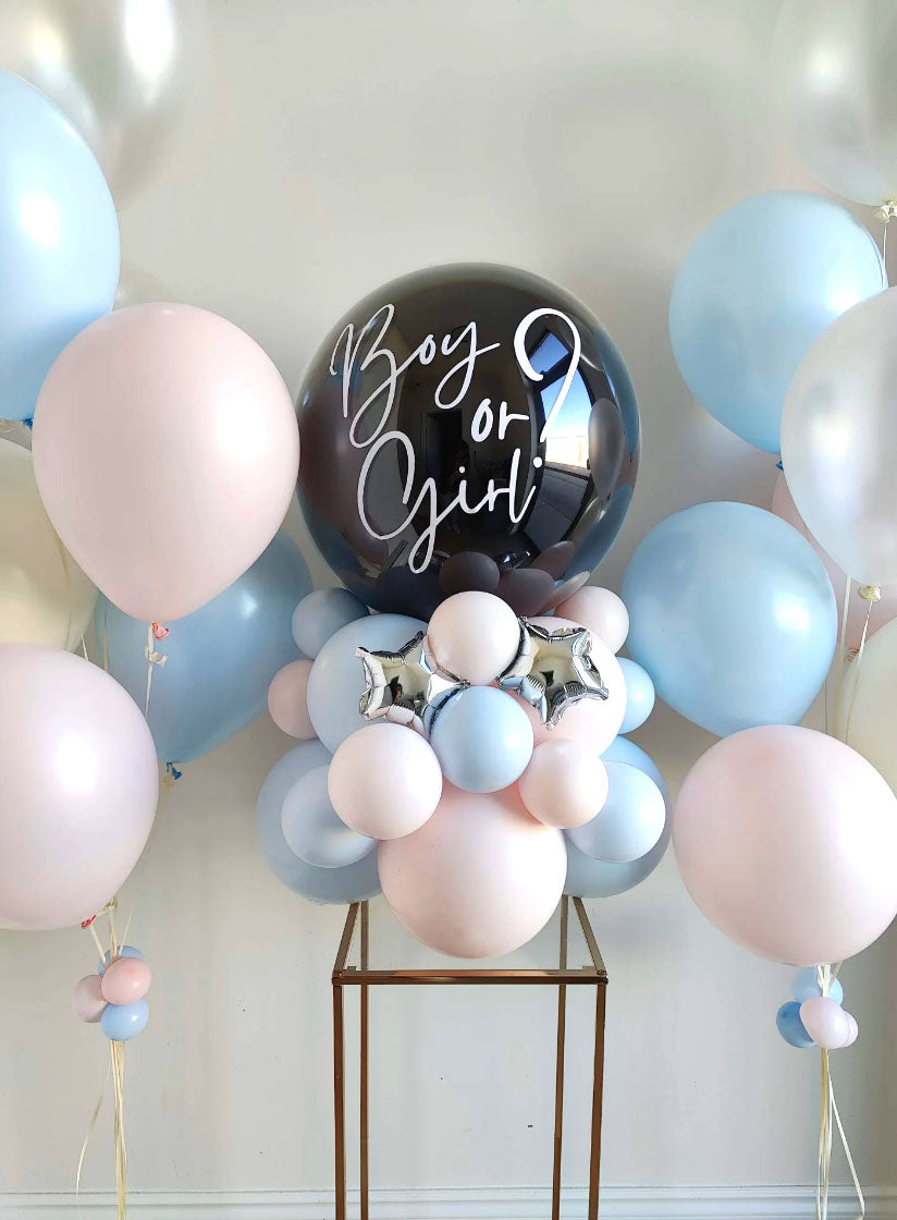 SKU-302005 Gender Reveal Balloon and Helium Balloons set