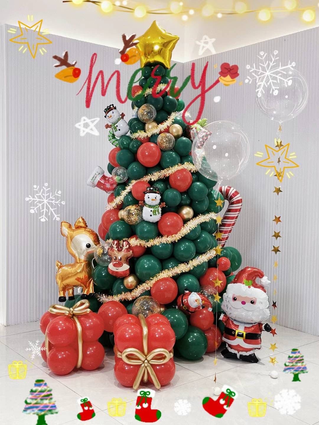 SKU-501003 Balloon Christmas Tree Decoration