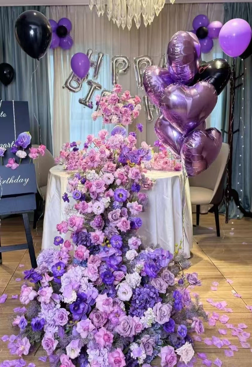 SKU-402008 Flowers decorations setup for Birthday Party