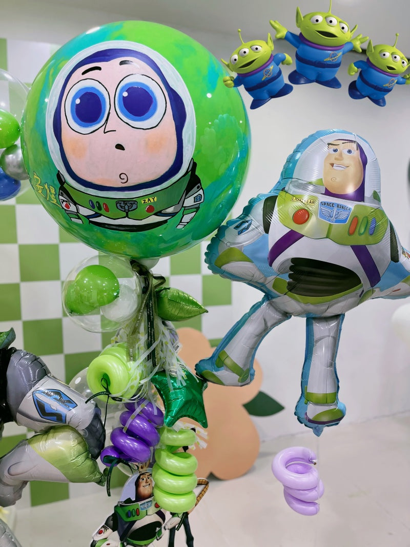 SKU-303012 Toy story Buzz Lightyear painted Balloon set