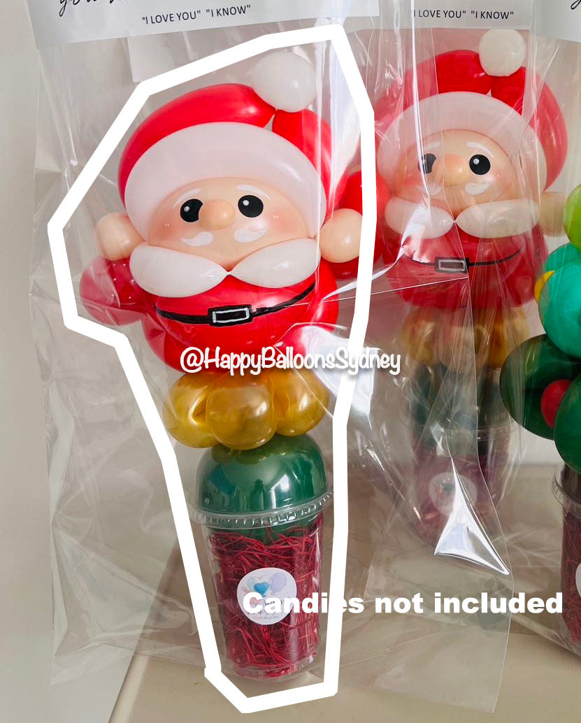 SKU-203009 Santa Balloon Candy Cups for Christmas